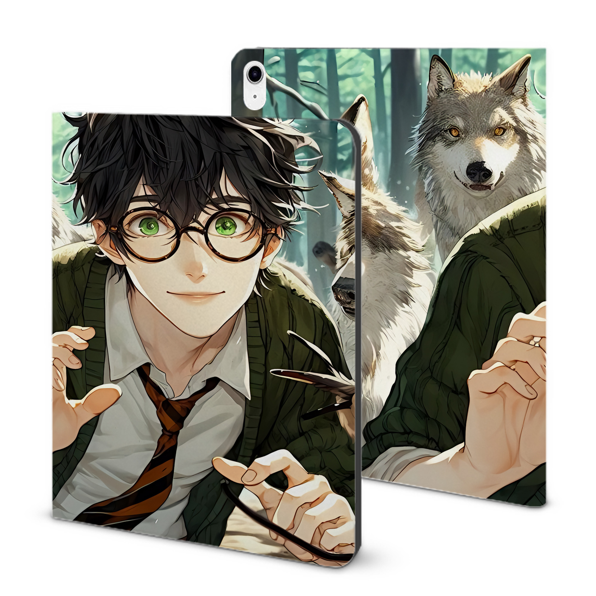 （画像用） Harry Potter ハリー・ポッターシリーズ IPad ケース ブック型 PUレザー TPU 耐衝撃 軽量 薄型 ペン収納なし 全面保護 IPad 各モデル対応